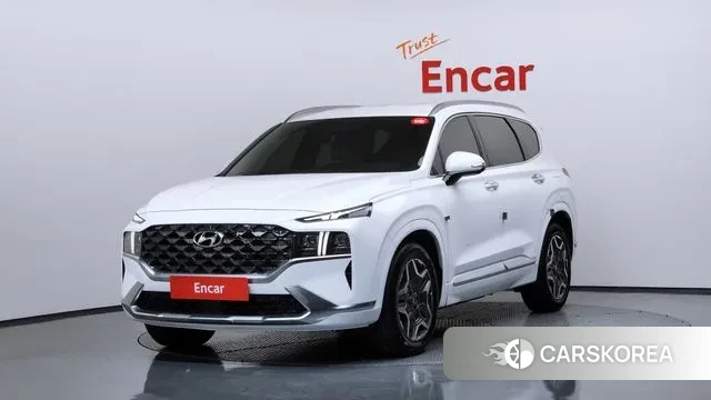Hyundai The New Santa Fe 2021 Белый из Кореи