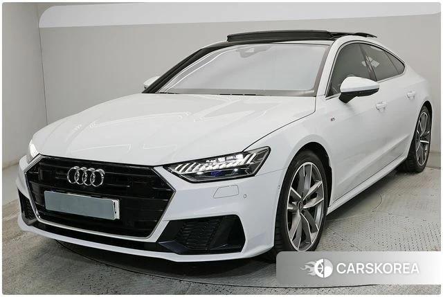 Audi A7 (4K) 2021 Белый из Кореи