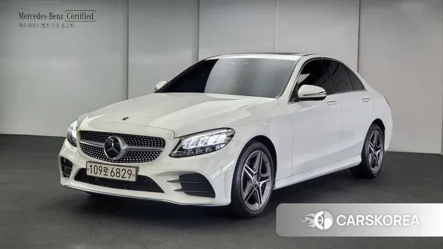 Mercedes-Benz C-Class W205 2021 Белый из Кореи