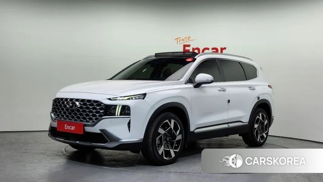 Hyundai The New Santa Fe 2021 Белый из Кореи