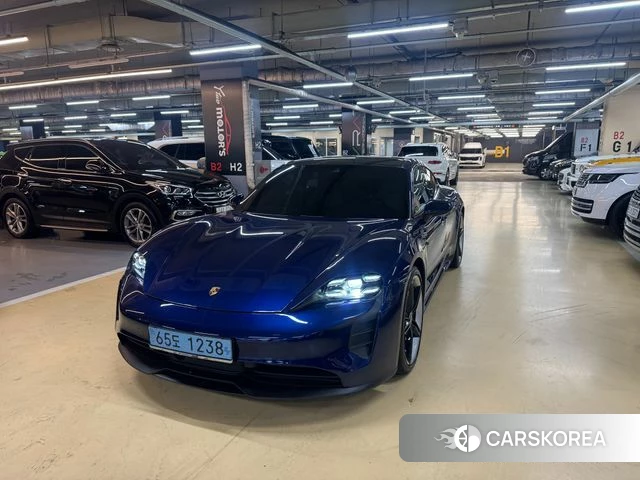 Porsche Taycan 2024 Синий из Кореи