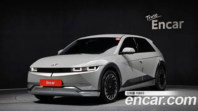 Hyundai Ionic 5 2022 Серебристо-серый из Кореи