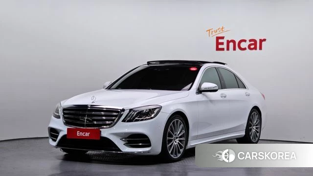 Mercedes-Benz S-Class W222 2018 Белый из Кореи