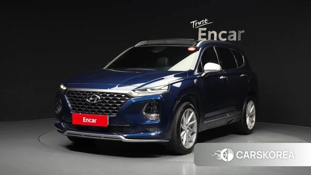 Hyundai Santa Fe TM 2019 Синий из Кореи