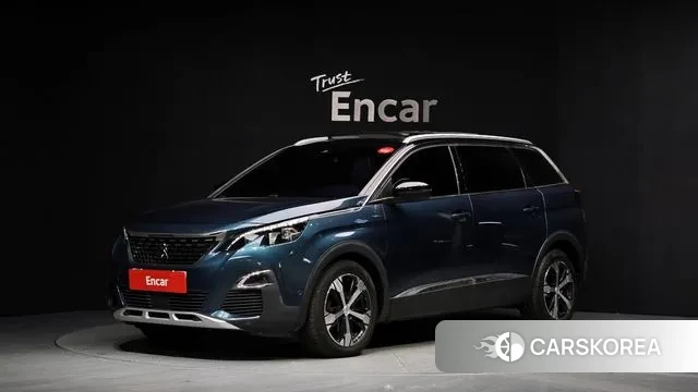 Peugeot 5008 second generation 2018 Синий из Кореи