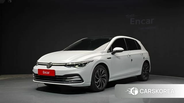 Volkswagen Golf 8th Generation 2022 Белый из Кореи