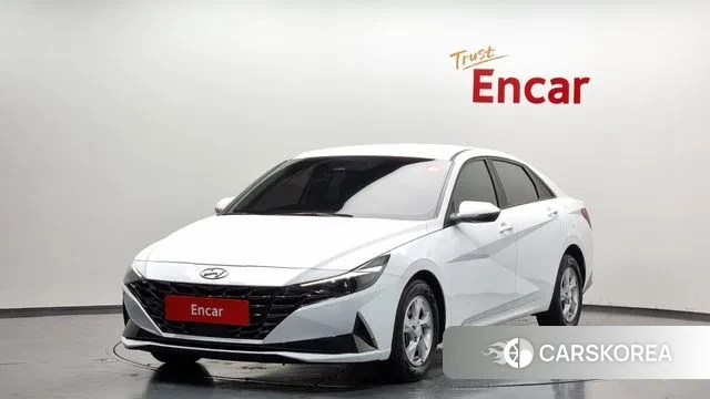 Hyundai Avante (CN7) 2021 Белый из Кореи