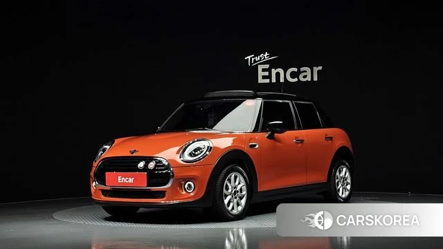 Mini Cooper 2021 Оранжевый из Кореи