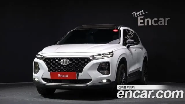 Hyundai Santa Fe TM 2019 Белый из Кореи