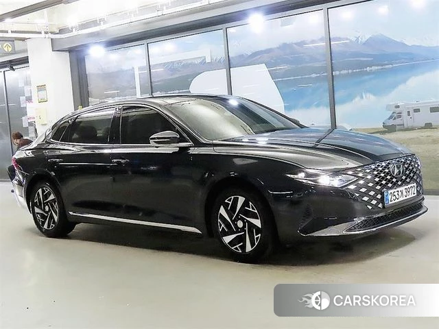 Hyundai The New Grandeur IG Hybrid 2020 Черный из Кореи