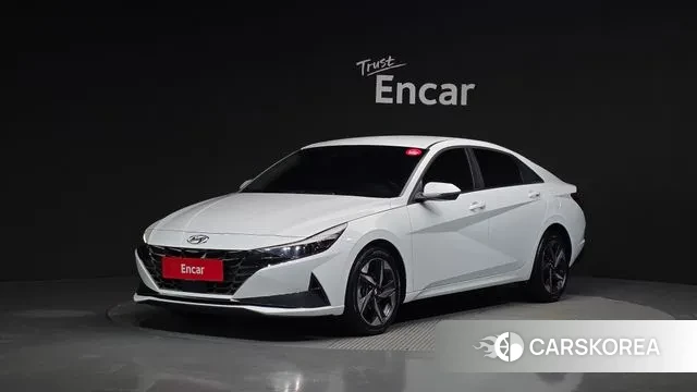 Hyundai Avante (CN7) 2022 Белый из Кореи
