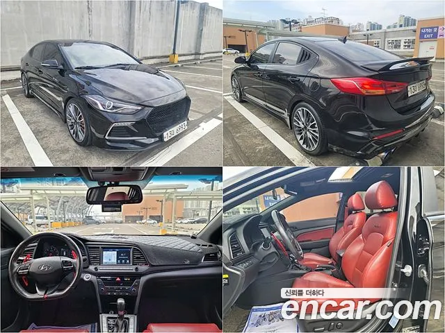 Hyundai Avante AD 2018 Черный из Кореи