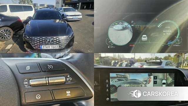 Hyundai The New Grandeur IG Hybrid 2022 Черный из Кореи