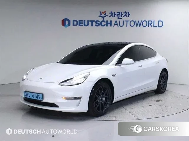 Tesla Model 3 2019 Белый из Кореи