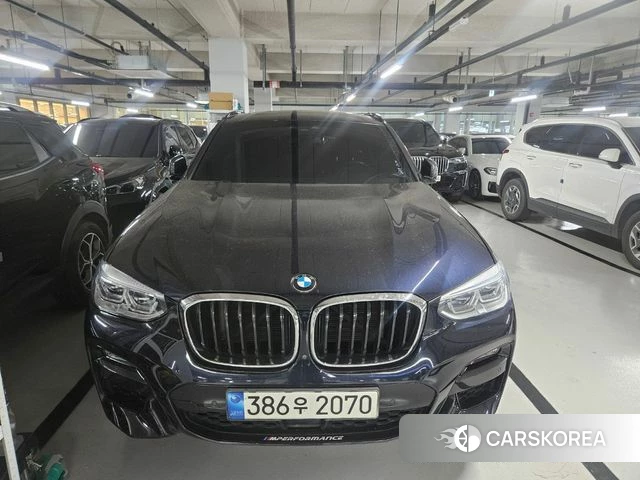 BMW X4 (G02) 2021 Черный из Кореи