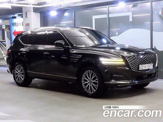 Genesis GV80 2021 Черный из Кореи