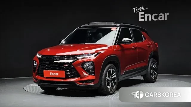 Chevrolet (GM Daewoo) Trailblazer 2021 Красный из Кореи