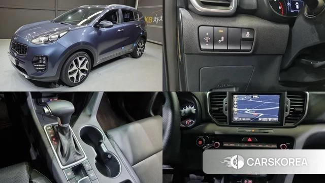 Kia Sportage 4th Generation 2018 Синий из Кореи