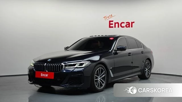 BMW 5 Series (G30) 2022 Черный из Кореи