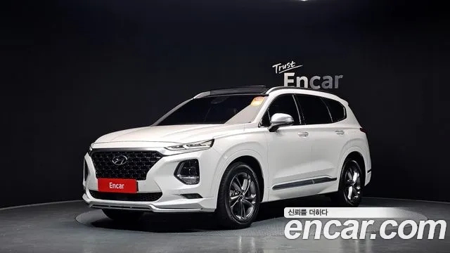 Hyundai Santa Fe TM 2019 Белый из Кореи