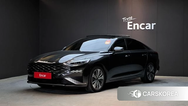 Kia K8 Hybrid 2023 Серый из Кореи
