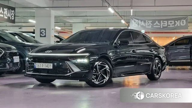 Hyundai Sonata D Edge (DN8) 2024 Черный из Кореи