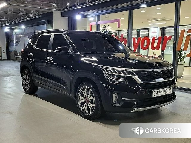 Kia Seltos 2019 Черный из Кореи
