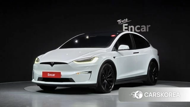 Tesla Model X 2023 Белый из Кореи