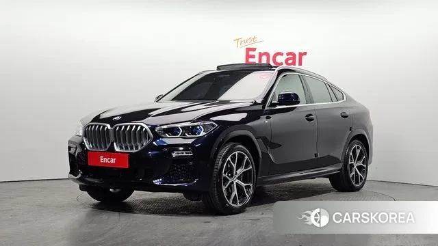 BMW X6 (G06) 2021 Черный из Кореи