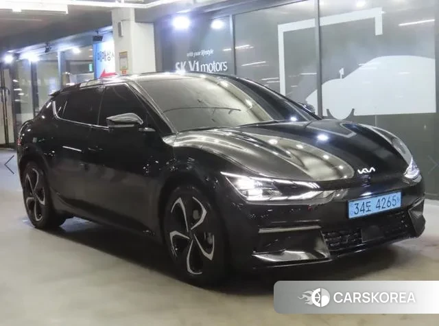 Kia EV6 2023 Черный из Кореи