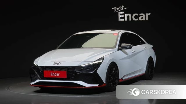 Hyundai Avante (CN7) 2021 Белый из Кореи