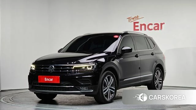 Volkswagen Tiguan Allspace 2020 Черный из Кореи