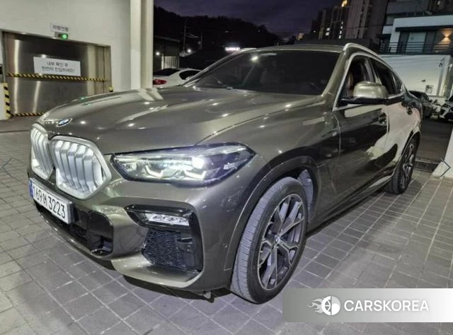 BMW X6 (G06) 2021 Светло-зеленый из Кореи