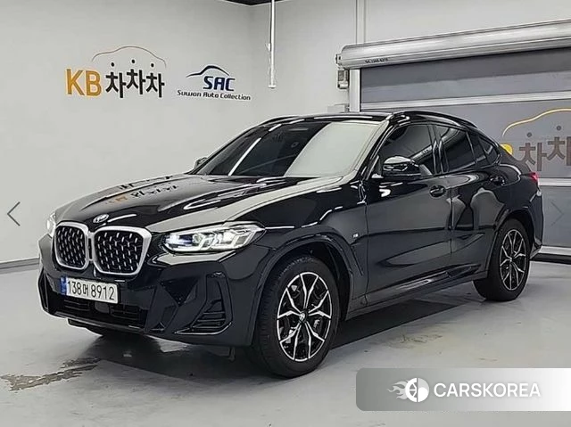 BMW X4 (G02) 2023 Черный из Кореи