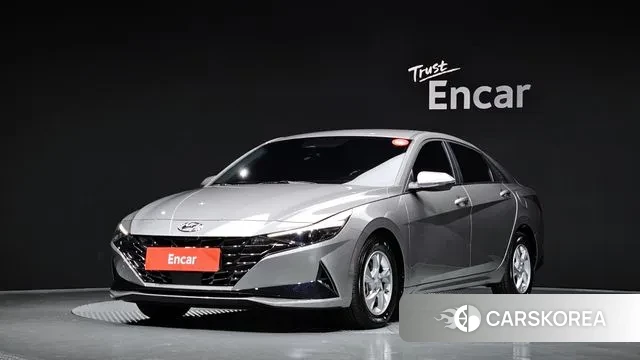 Hyundai Avante (CN7) 2020 Серебристо-серый из Кореи