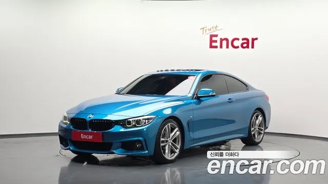 BMW 4 Series (F32) 2020 Синий из Кореи