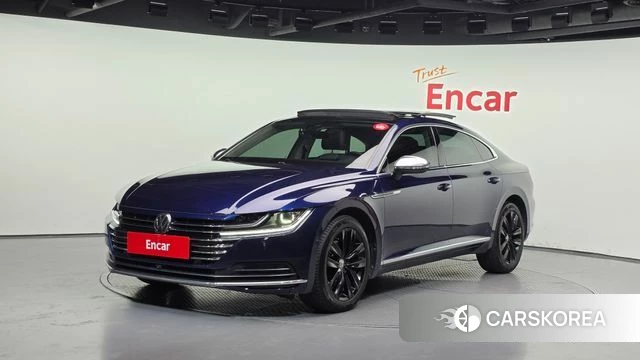 Volkswagen Arteon 2019 Синий из Кореи
