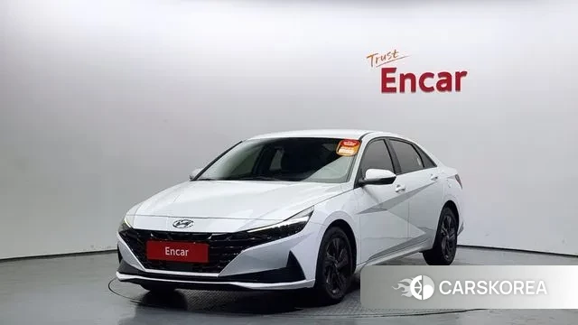 Hyundai Avante (CN7) 2022 Белый из Кореи
