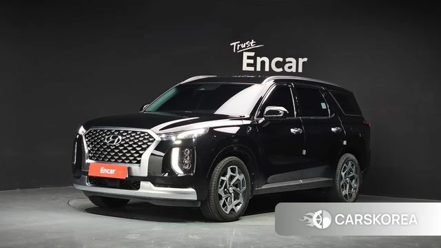Hyundai Palisade 2021 Черный из Кореи