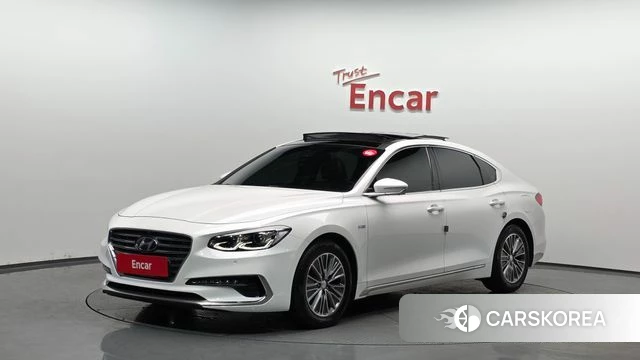 Hyundai Grandeur IG Hybrid 2019 Белый из Кореи