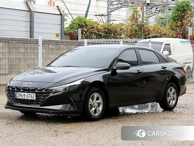 Hyundai Avante (CN7) 2021 Черный из Кореи
