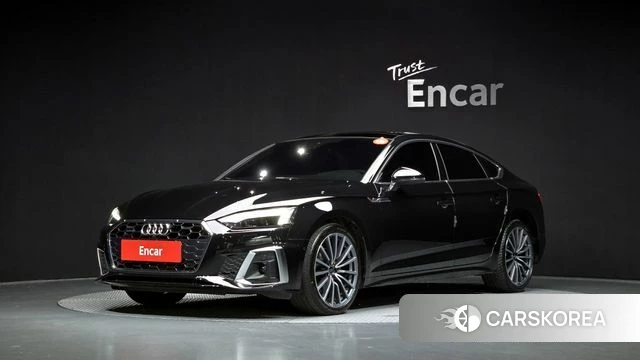 Audi A5 (F5) 2023 Черный из Кореи