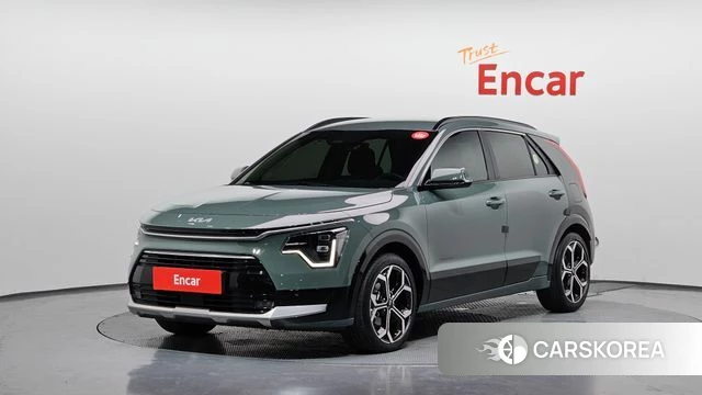 Kia Di Ol Nu Niro 2022 Темно-зеленый из Кореи