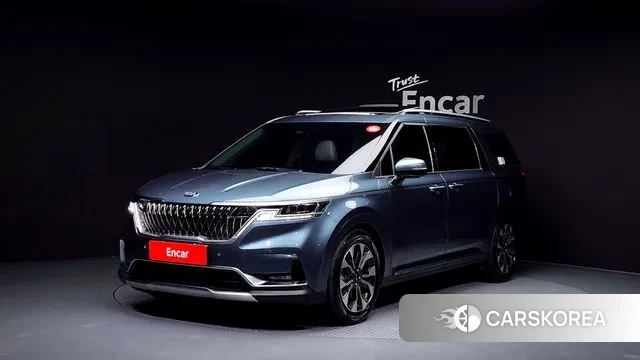 Kia Carnival 4th generation 2020 Небесно-голубой из Кореи