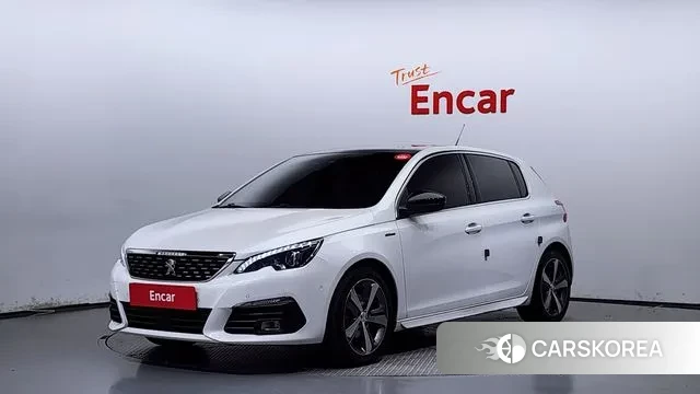 Peugeot 308 second generation 2019 Белый из Кореи