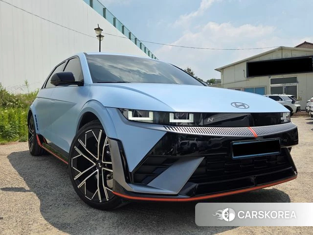 Hyundai Ionic 5 2024 Небесно-голубой из Кореи