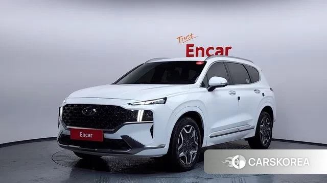 Hyundai The New Santa Fe 2022 Белый из Кореи