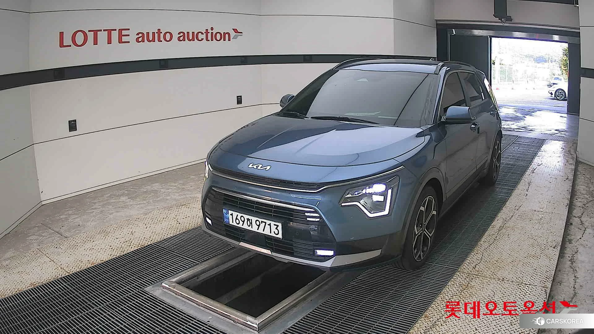 Kia Niro Hybrid 2022 Mineral Blue из Кореи
