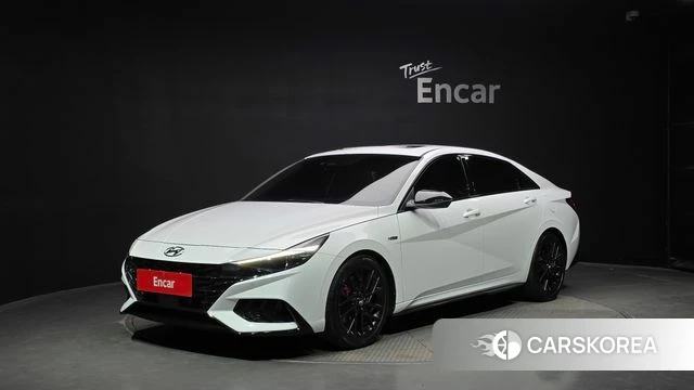 Hyundai Avante (CN7) 2020 Белый из Кореи