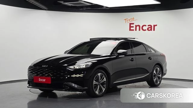 Kia K8 Hybrid 2021 Черный из Кореи